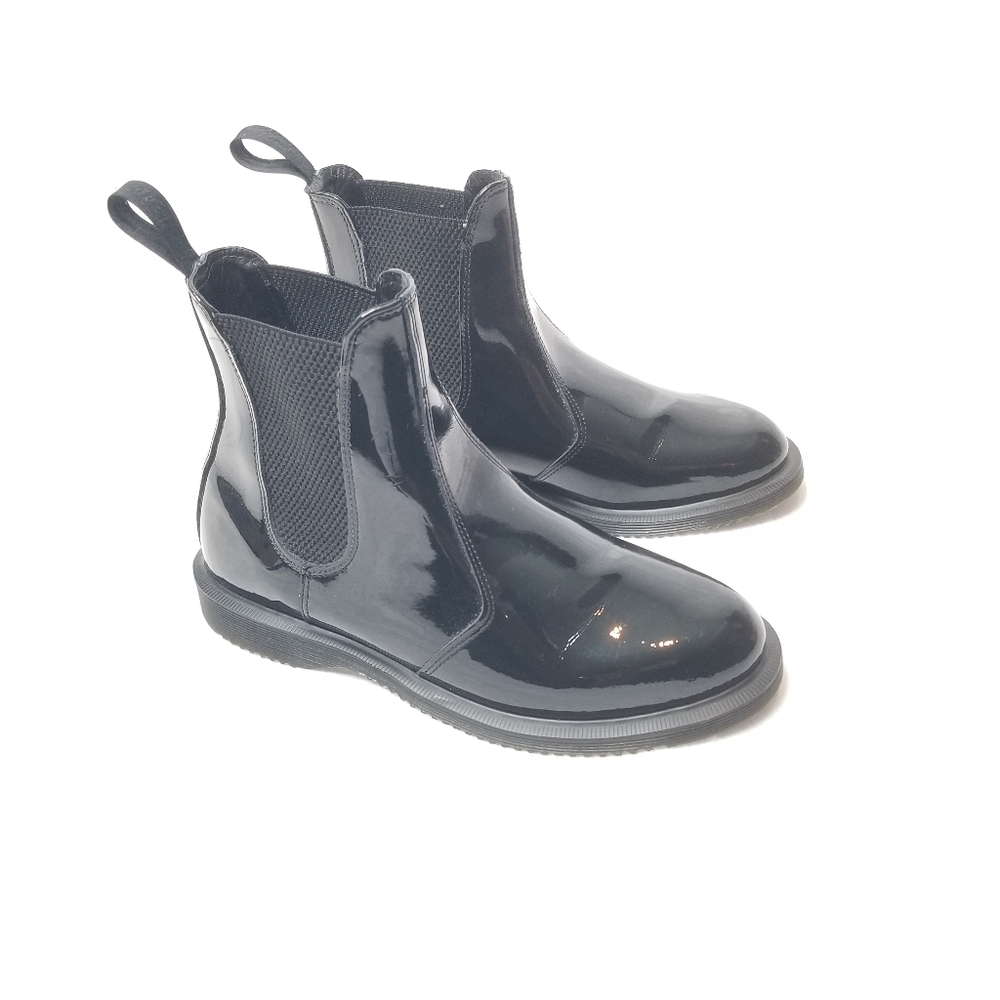 Dr Martens Women's Faun Chelsea Patent Boots 8
